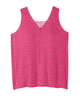 Sarah Sleeveless Cut Out V-Neck Tank - thumbnail