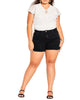 Samara Frayed Out Cotton Short - thumbnail