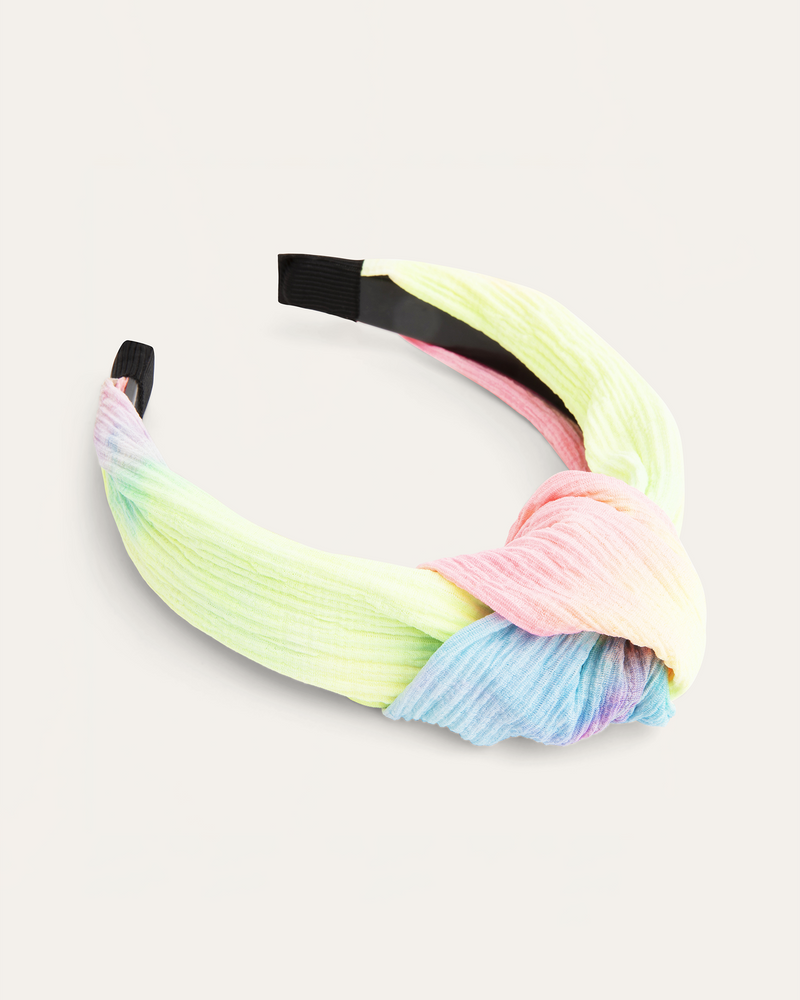 Ines Rainbow Headband | Yellow / Light Green