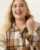 Sharon Plaid Shacket Pullover - thumbnail