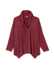 Noelle Long Sleeve Cowl Neck Slinky Tee - thumbnail