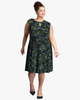 Senna Cap Sleeve Fit & Flare Dress - thumbnail