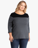 Vivi Striped Colorblock Tee - thumbnail