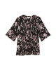 Edith 3/4 Sleeve Pleated Blouse - thumbnail