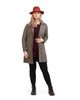 Arya Longline Plaid Blazer - thumbnail