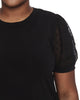 Sophia Puff Sleeve Knit Top - thumbnail