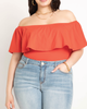 Alessia Off The Shoulder Ruffle Top - thumbnail