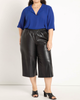 Oaklyn Deep V Collar Top - thumbnail