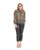 Ember Animal-Print Mesh Blouse - thumbnail