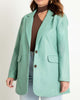 Tammy Statement Faux Leather Blazer - thumbnail