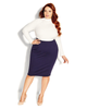 Midi Pencil Skirt - thumbnail
