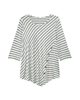 Liz 3/4 Sleeve A-Symmetrical Button Down - thumbnail