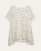 Charlie Side Vent Floral Top - thumbnail