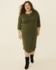 Sheila Henley Midi Dress - thumbnail