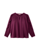 Dharma Long Ruffle Sleeve Blouse with Keyhole - thumbnail