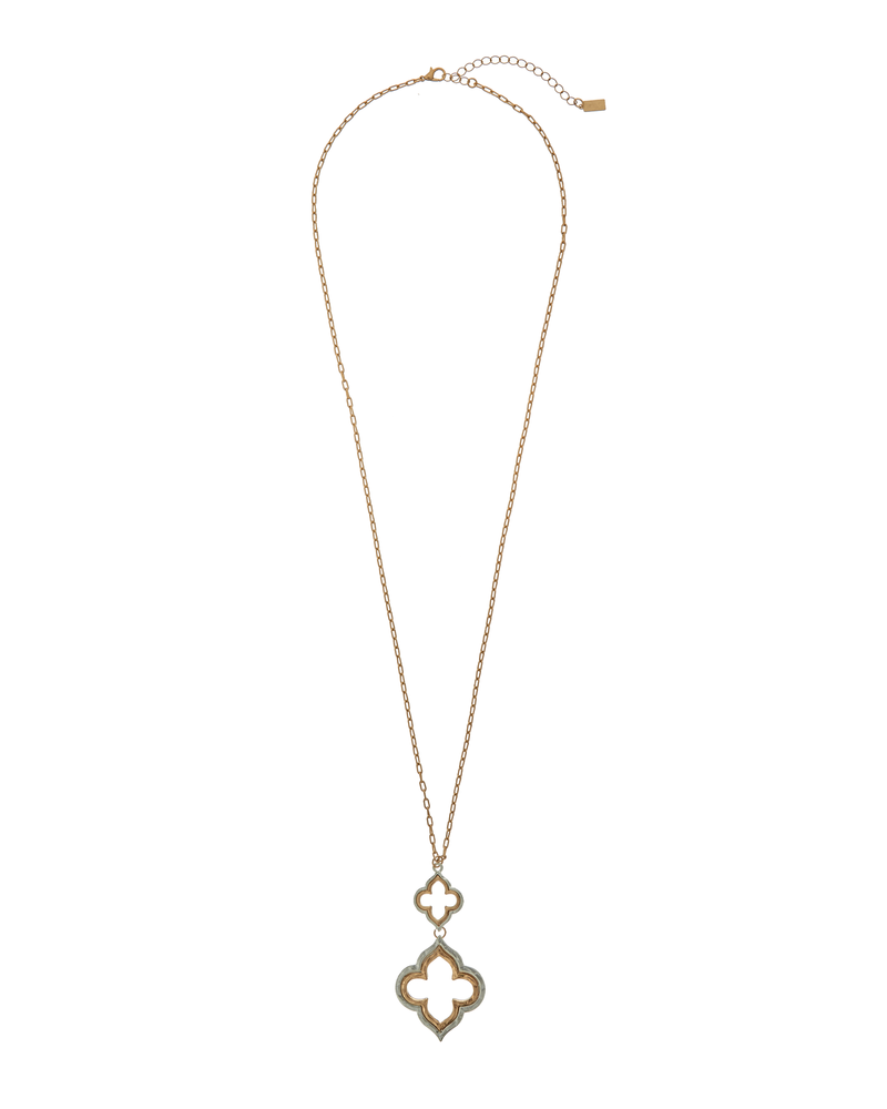Riley Pendant Necklace | Gold