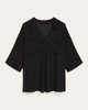 Sylvia Pocketed Popover Blouse - thumbnail