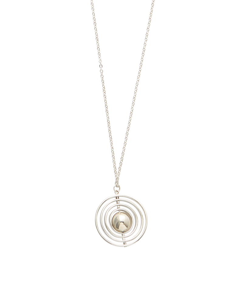 Ely Pendant Necklace | Silver