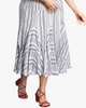 Avery Smocked Midi Skirt - thumbnail