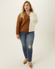 Chrissie High-Rise Straight-Leg Distressed Jean - thumbnail