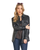 Joanna Faux Leather Shacket - thumbnail