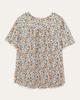 Kelsey Printed Peasant Blouse - thumbnail