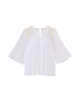 Mina Sheer Sleeve Tee - thumbnail