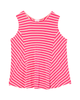 Tessa Sleeveless Lace Up Back Tank - thumbnail