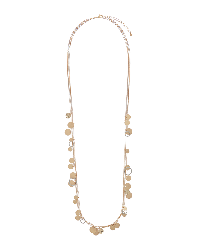 Lily Multi-Circle Layered Necklace | Gold / Silver