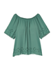 Noralee Off-the-Shoulder Top with Detailed Hem - thumbnail