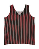 Sarah Sleeveless Cut Out V-Neck Tank - thumbnail