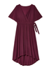 Beverly Hills High-Low Wrap Dress - thumbnail