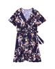 Newbury Flutter Sleeve Wrap Dress - thumbnail