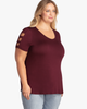 Jackie Lattice Cutout Top - thumbnail