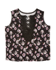 Cassandra Lace Neck Top - thumbnail