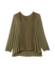 Brenna Long Sleeve Pleated Tunic - thumbnail