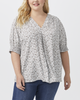 Carolota Smocked-Sleeve Top - thumbnail