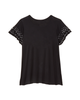 Amber Embellished Ruffle Sleeve Top - thumbnail