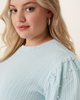 Caslid Pearl Crew-Neck Top - thumbnail