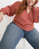 Kinston Side-Button Wrap Top in Park Picnic - thumbnail