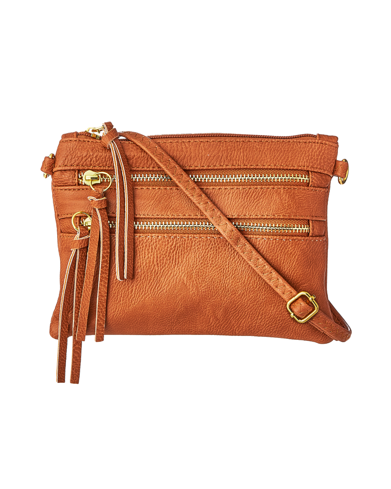 Jessie Crossbody Bag | Tan