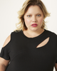 Katelyn Cold-Shoulder Cutout Top - thumbnail
