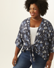 Mayna Tie Front Kimono - thumbnail