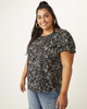 Marge Ruffled Printed Top - thumbnail