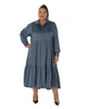 Button-Front Maxi Dress - thumbnail