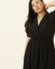 Paulina Embroidered Faux-Wrap Dress - thumbnail