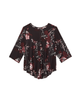 Sam 3/4 Sleeve Pleated Front Blouse - thumbnail