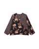 Jordana Long Sleeve Criss Cross Blouse - thumbnail