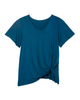 Jasmine Knotted VNeck Tee - thumbnail