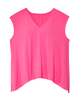 Angela Cropped V-Neck Tee - thumbnail